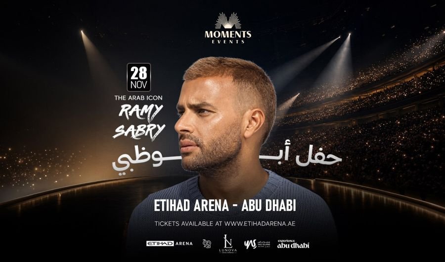 The Arab Icon Ramy Sabry Live in Etihad Arena tickets at Etihad Arena, Abu Dhabi