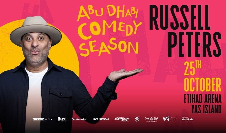 Russell Peters tickets at Etihad Arena, Abu Dhabi