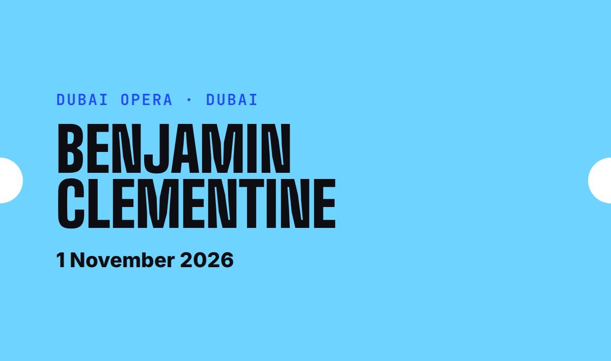 Benjamin Clementine tickets