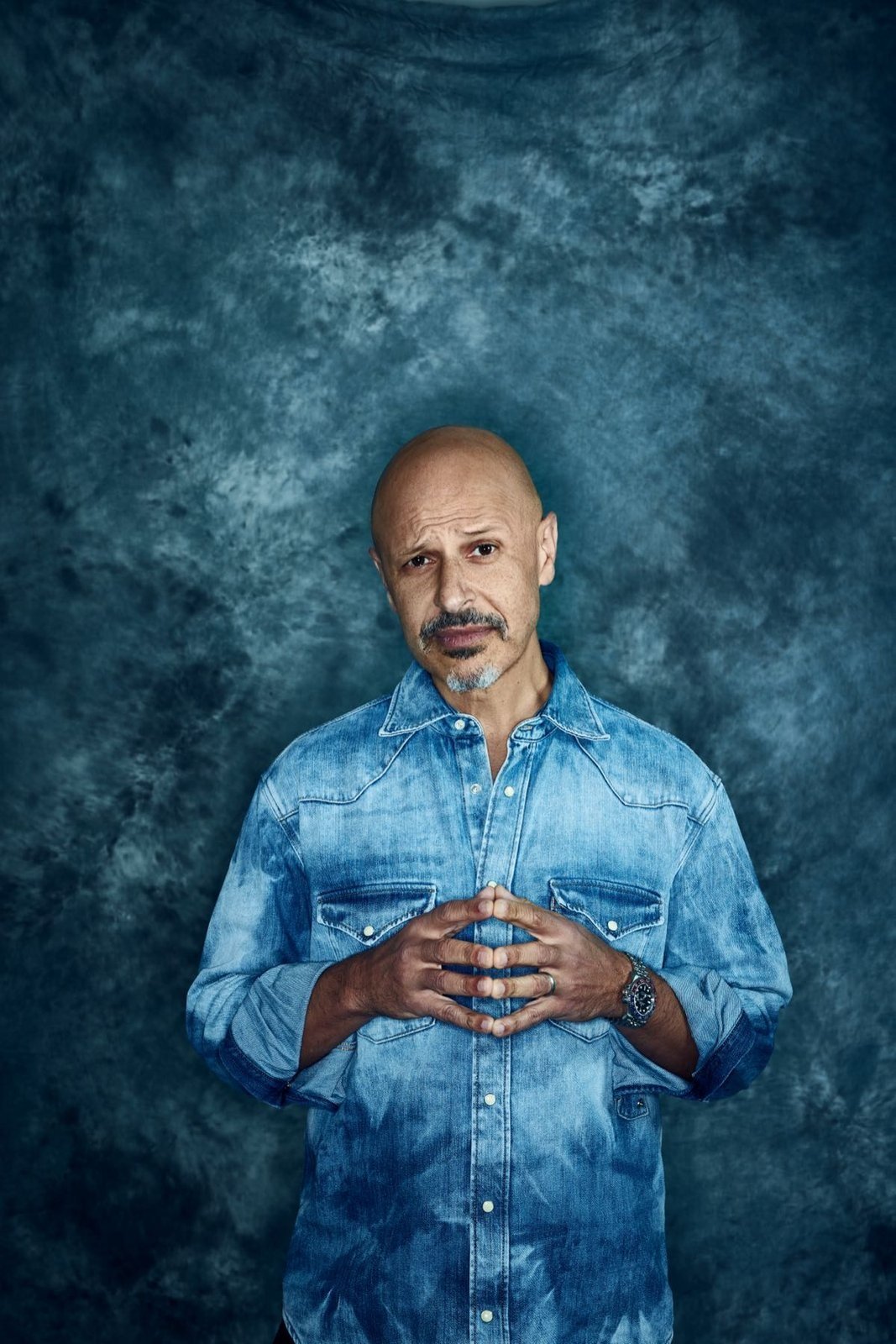 Comedian Maz Jobrani in a press portrait
