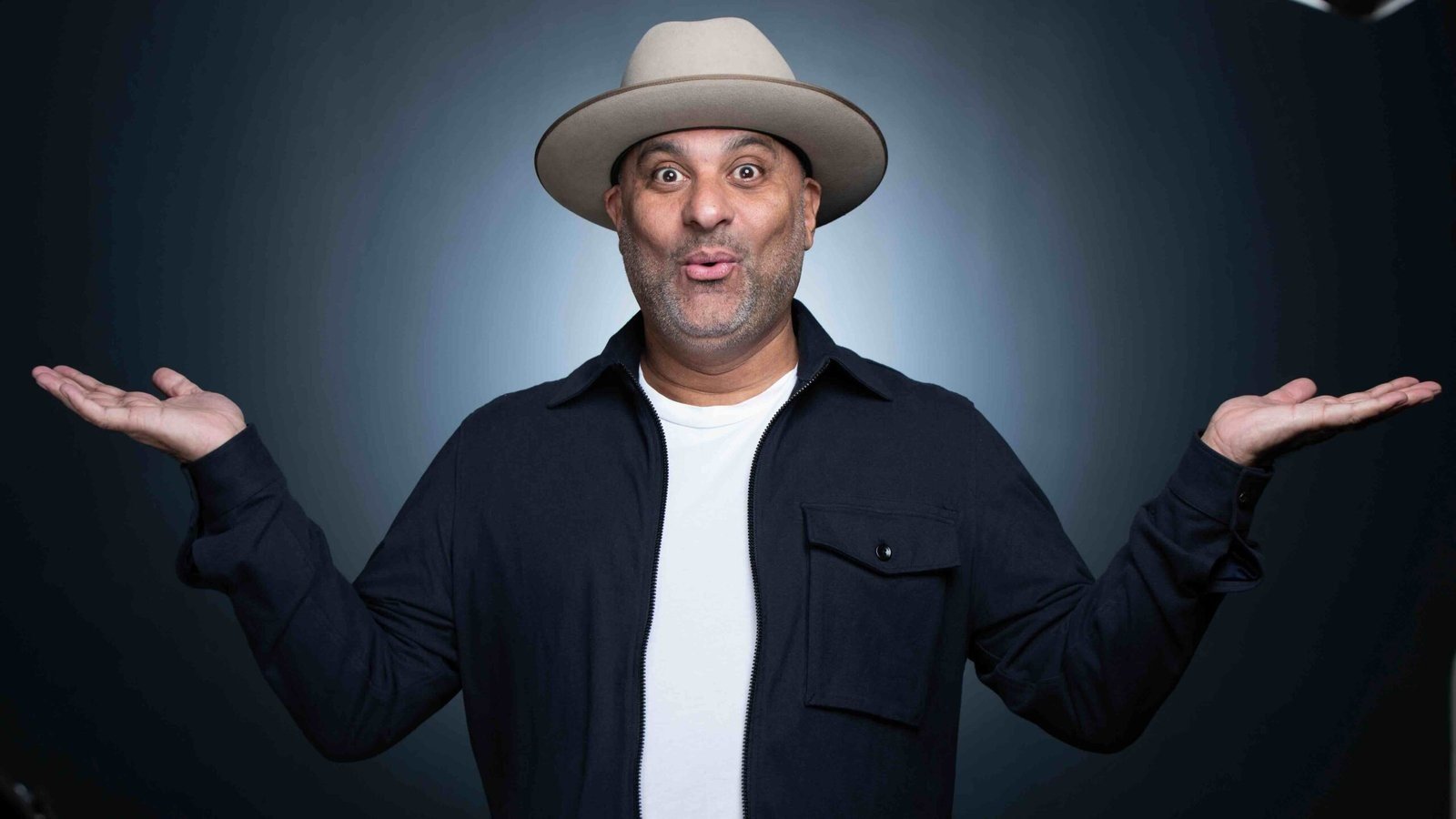 Russell Peters performing stand-up