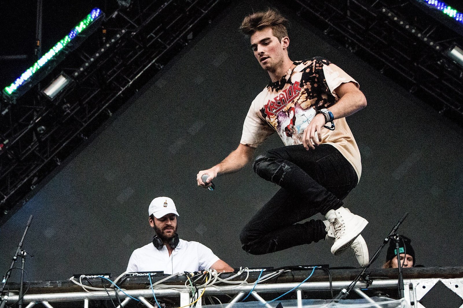 The Chainsmokers performing live